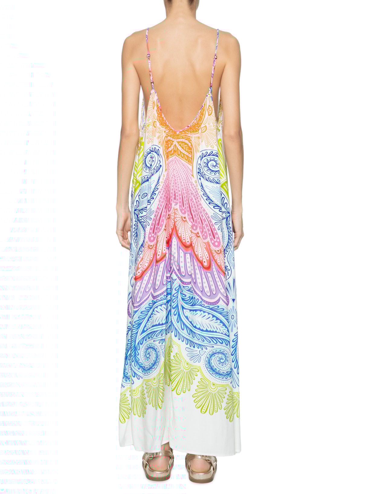 Papillon Vestido Longo Farm Borboleta Farm Vestido Papillon