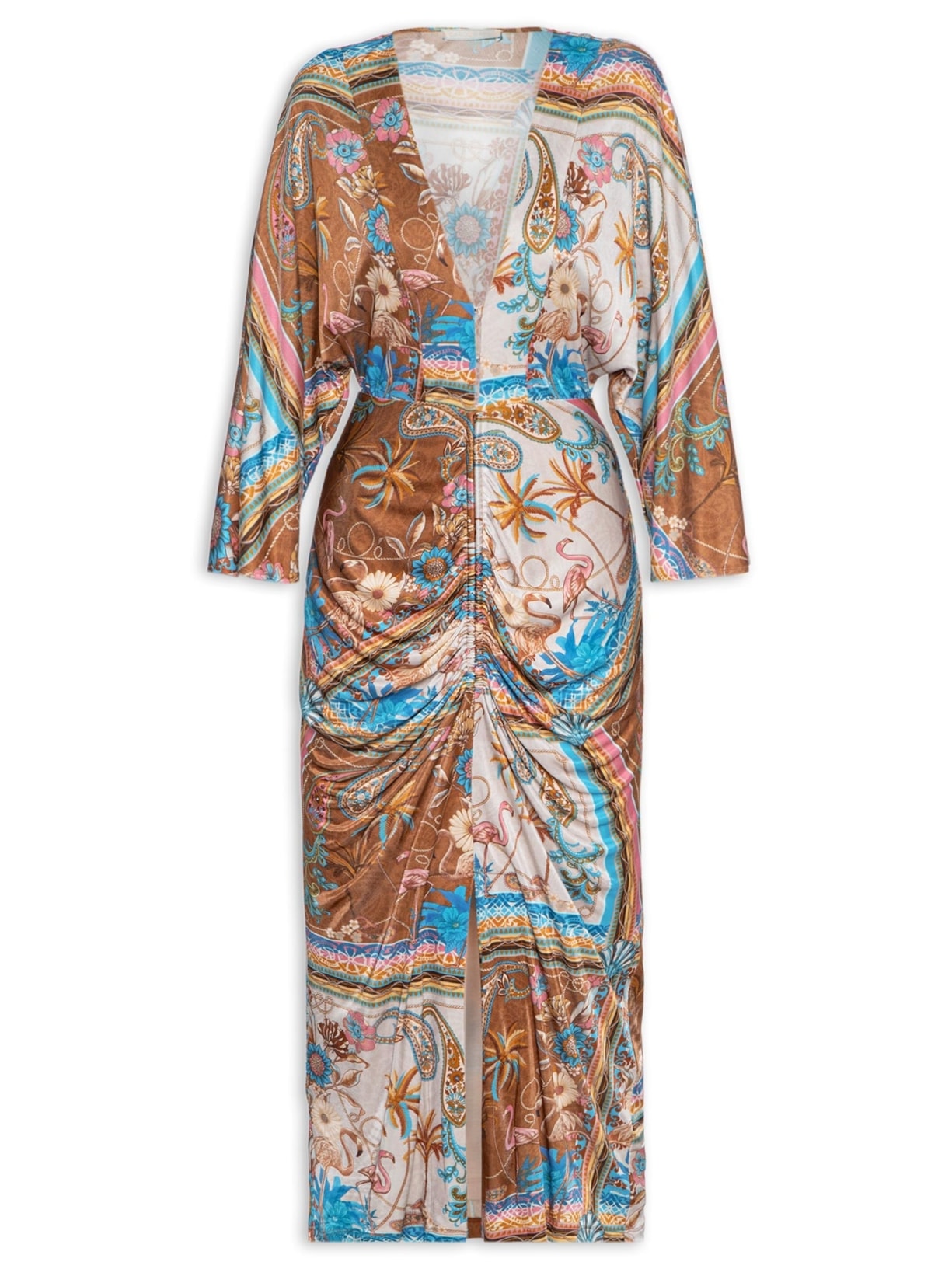 Vestido Paradisus - Marrom