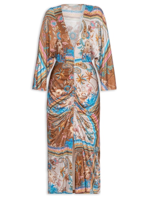 Vestido Paradisus - Marrom
