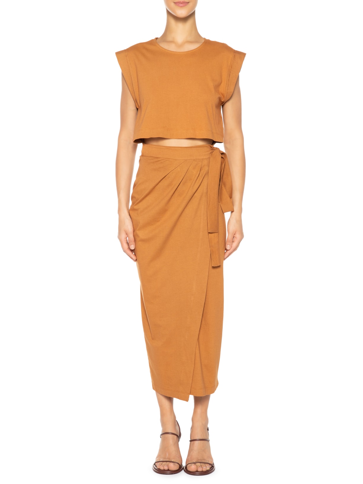 Vestido Pareô Mascavo Marrom Animale