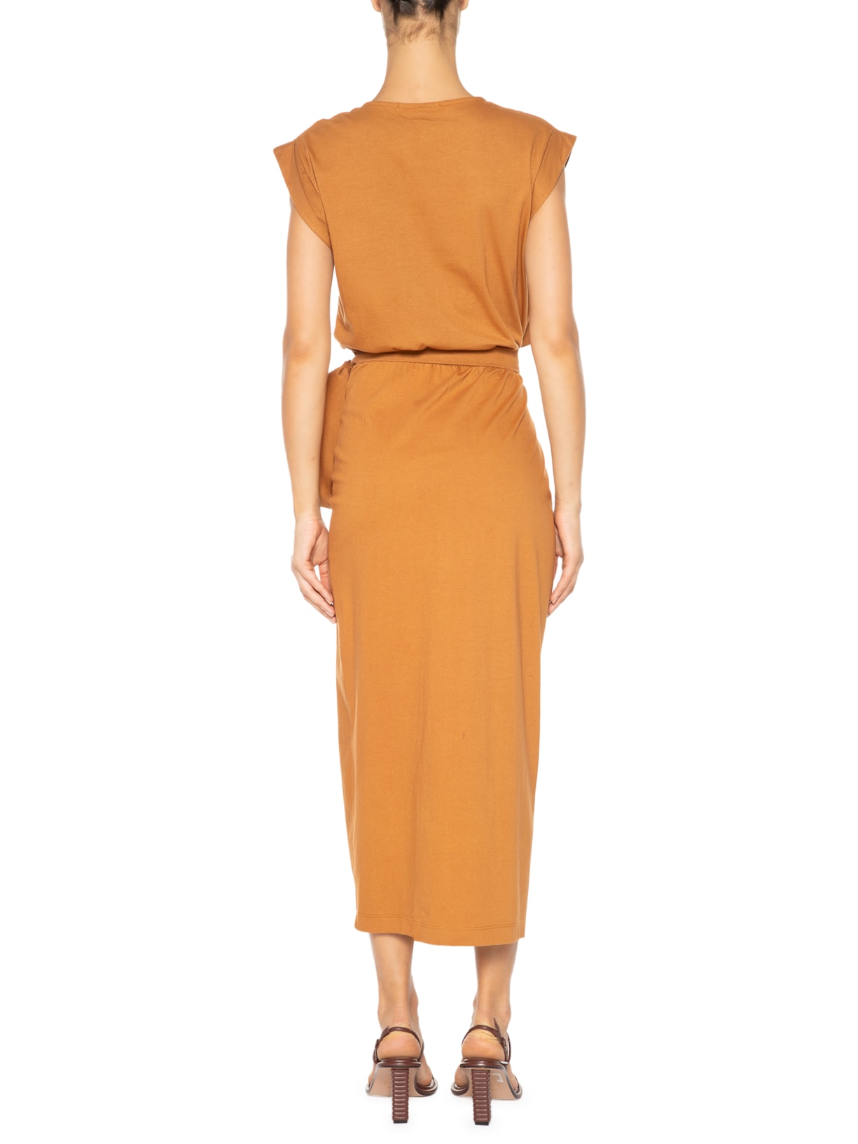 Vestido Pareô Mascavo Marrom Animale