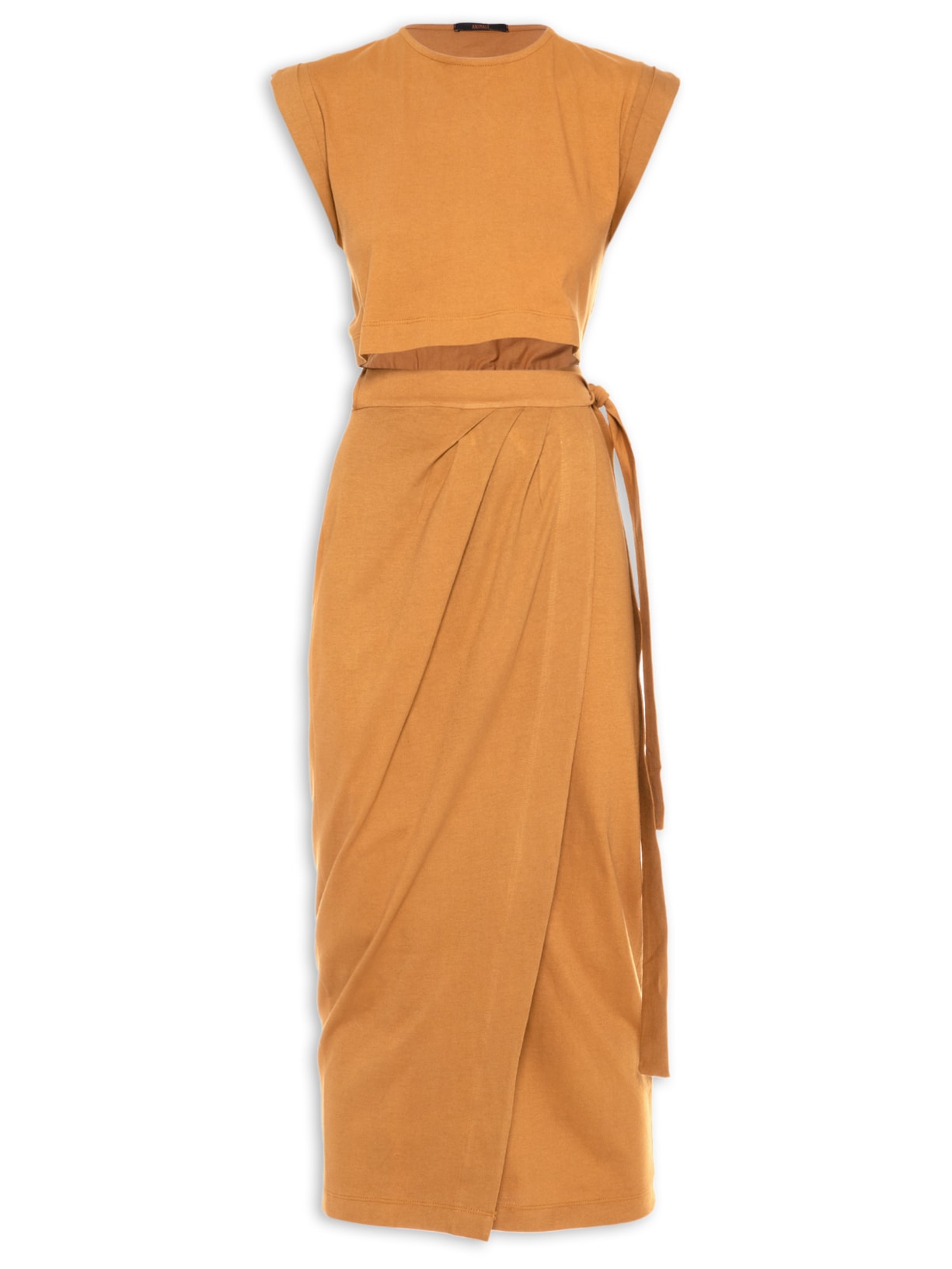 Vestido Pareô Mascavo Marrom Animale