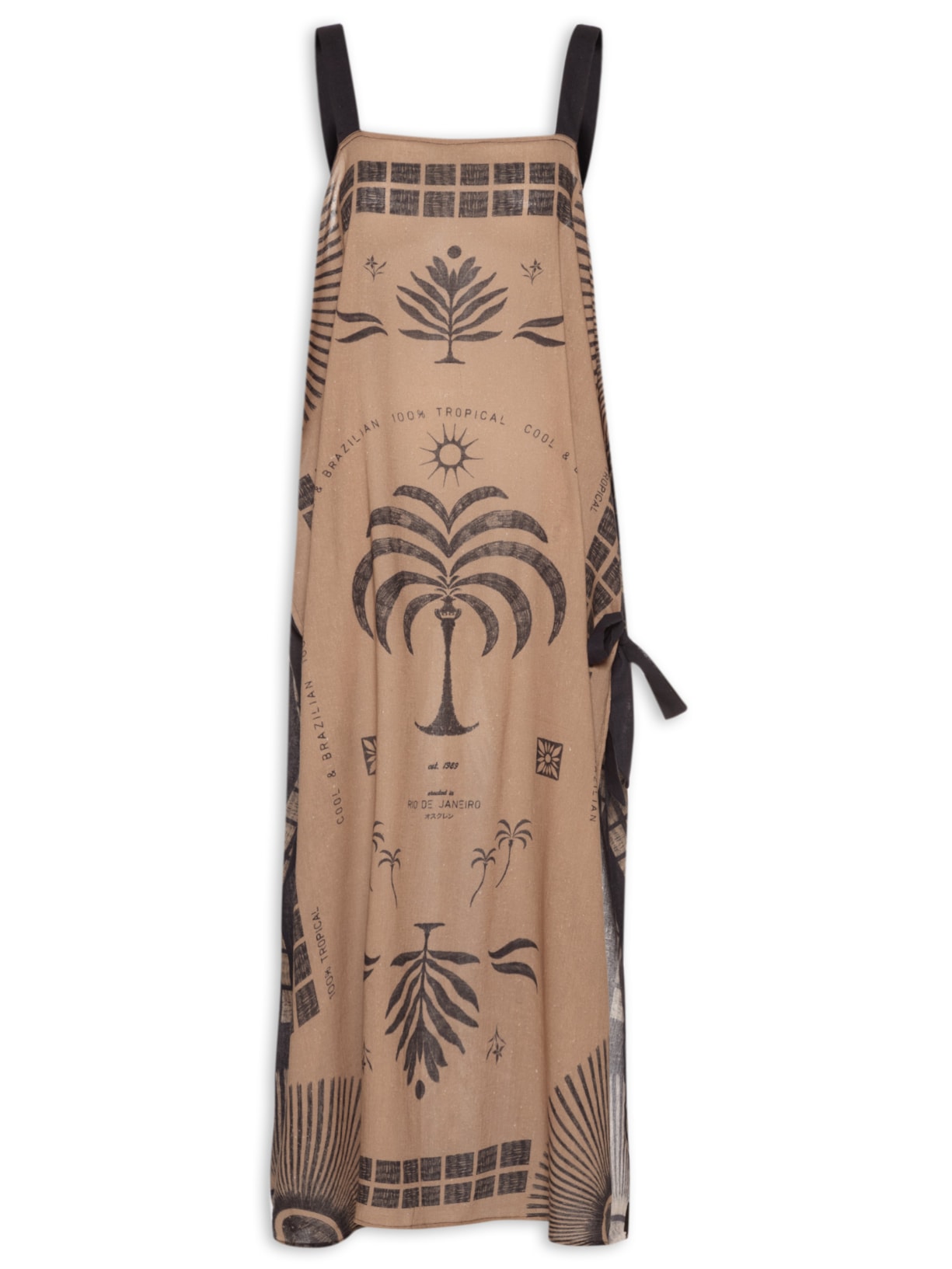 Vestido Pareô Rio - Preto