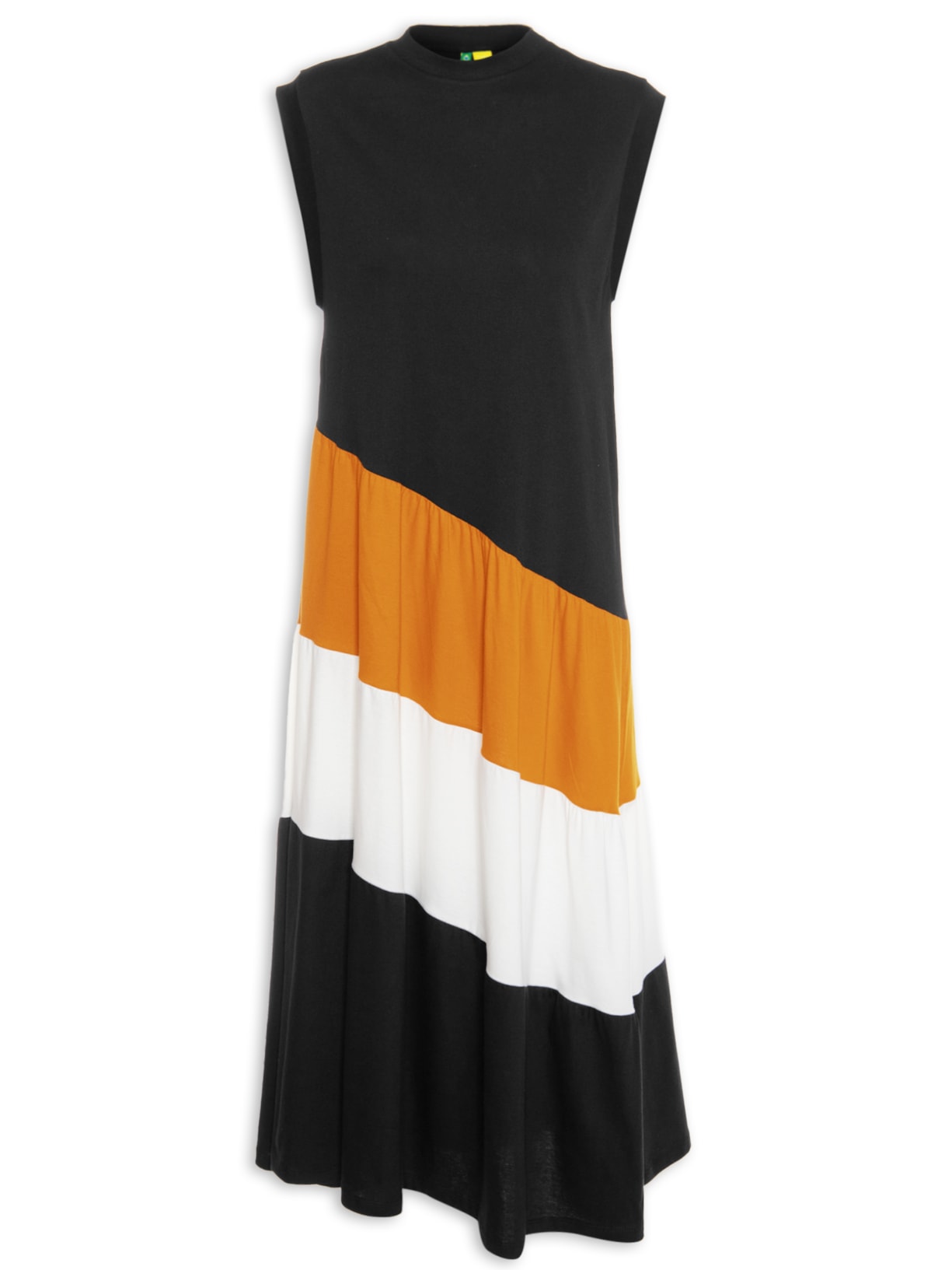 Vestido Patch Marias Regata - Preto