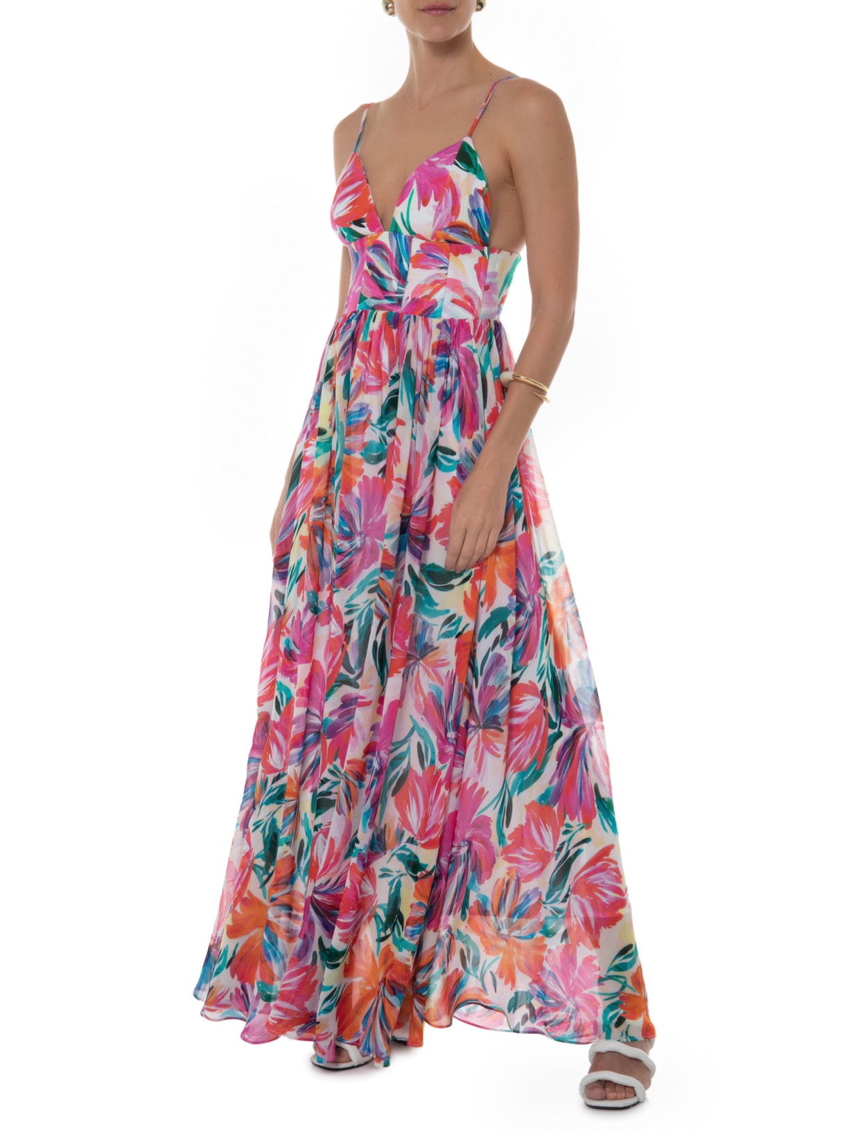 Vestido Patty Rosa Carol Bassi + Ana Paula Siebert