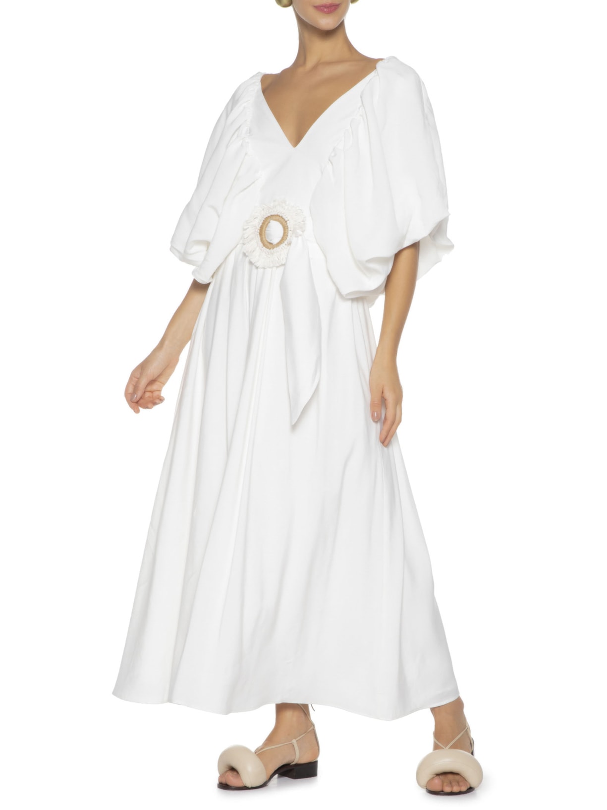Vestido Paula Off White Oasis