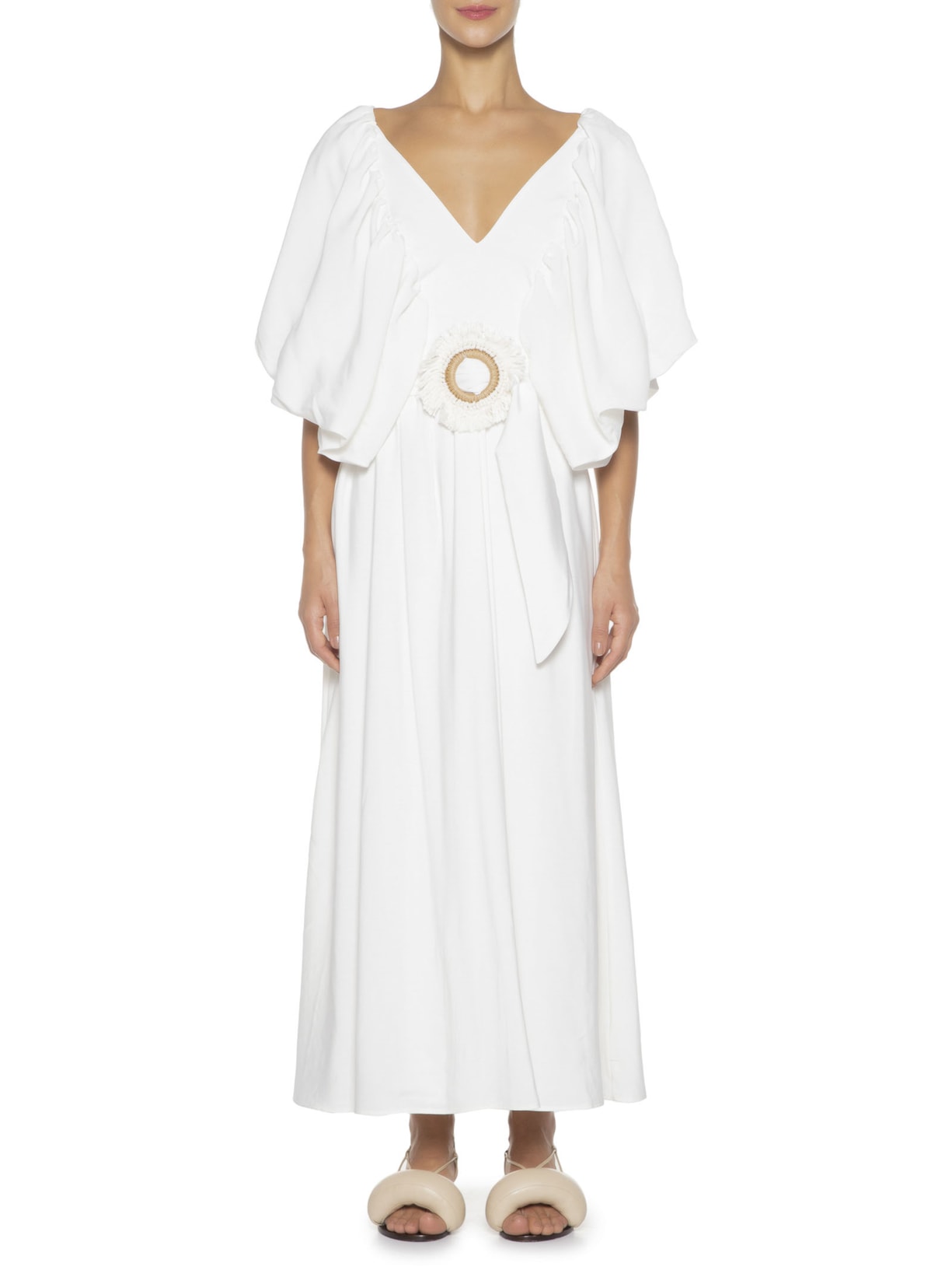 Vestido Paula Off White Oasis