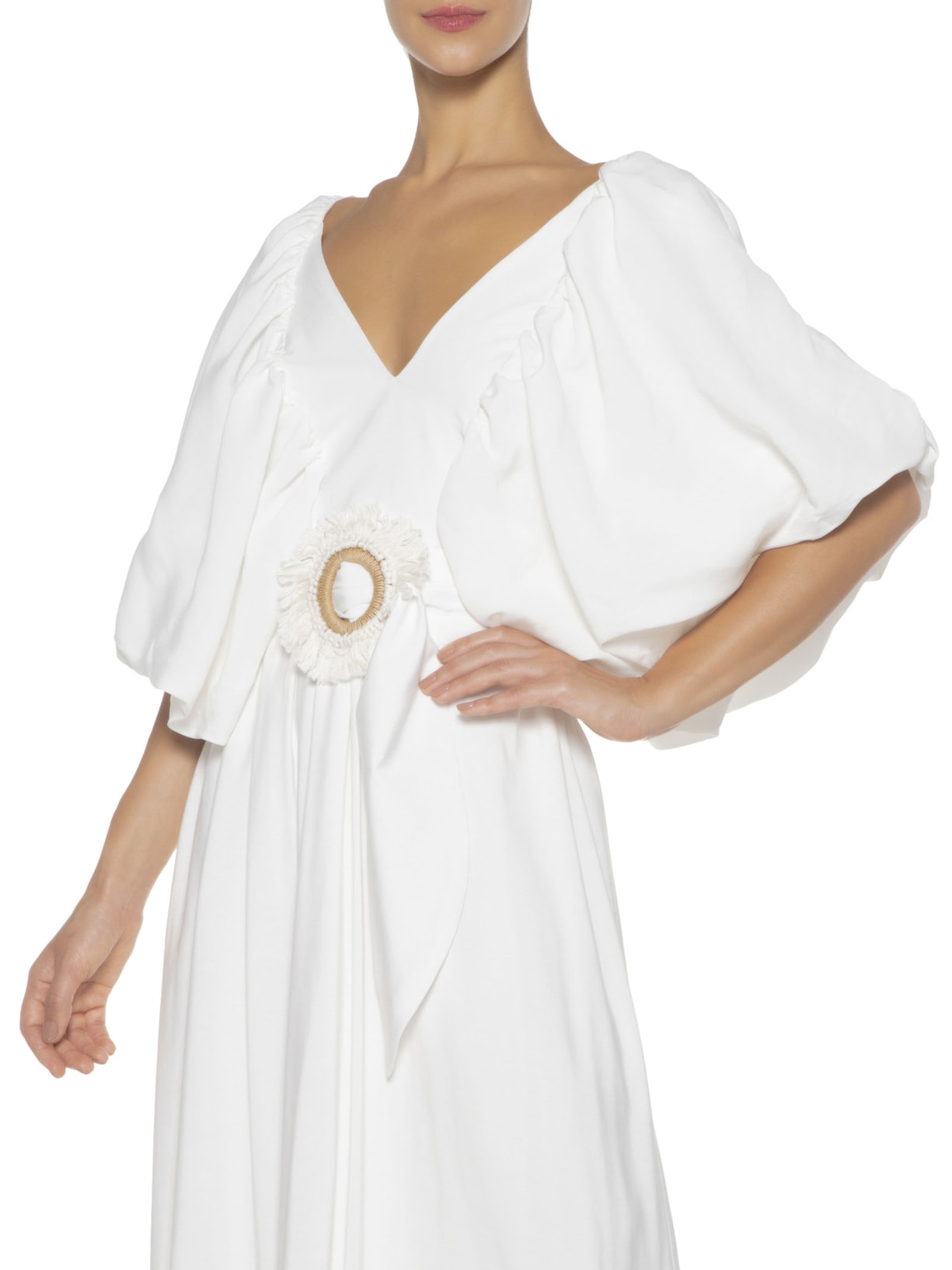 Vestido Paula Off White Oasis