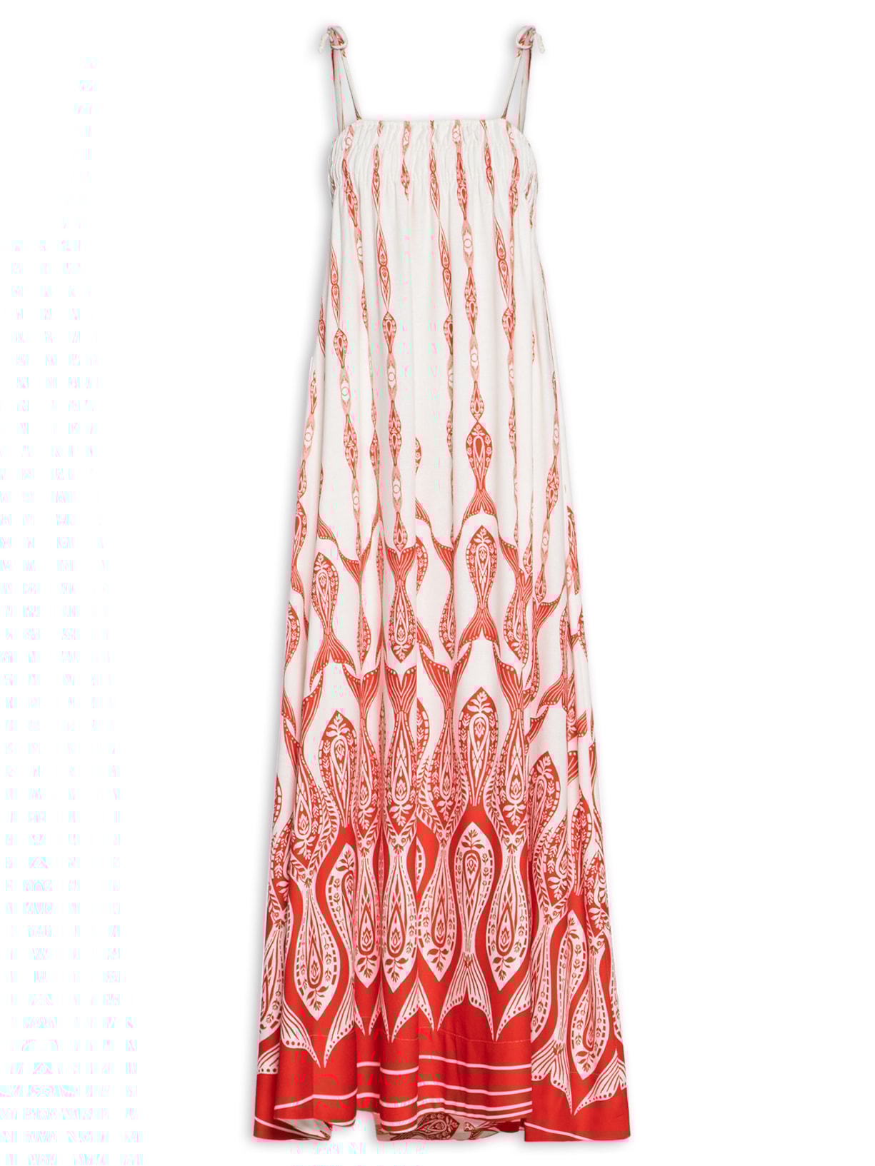 Vestido Peixe Correnteza - Branco