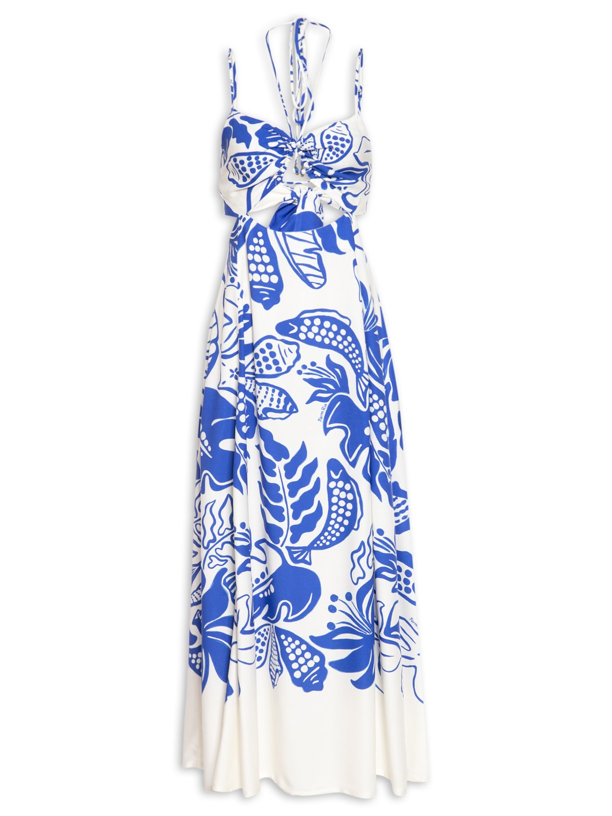 Vestido Peixe De Rio - Azul