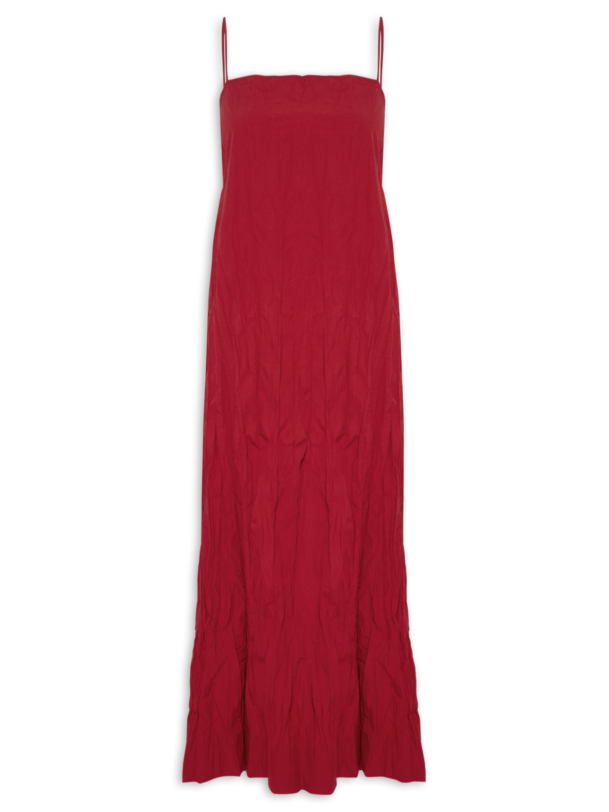 Vestido Pelat Midi - Vermelho
