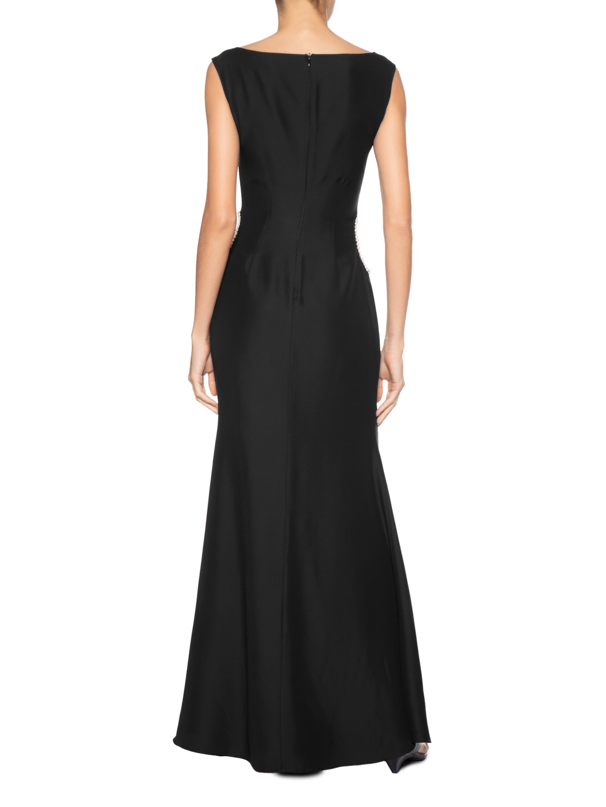 Vestido Pérolas Preto Aluf