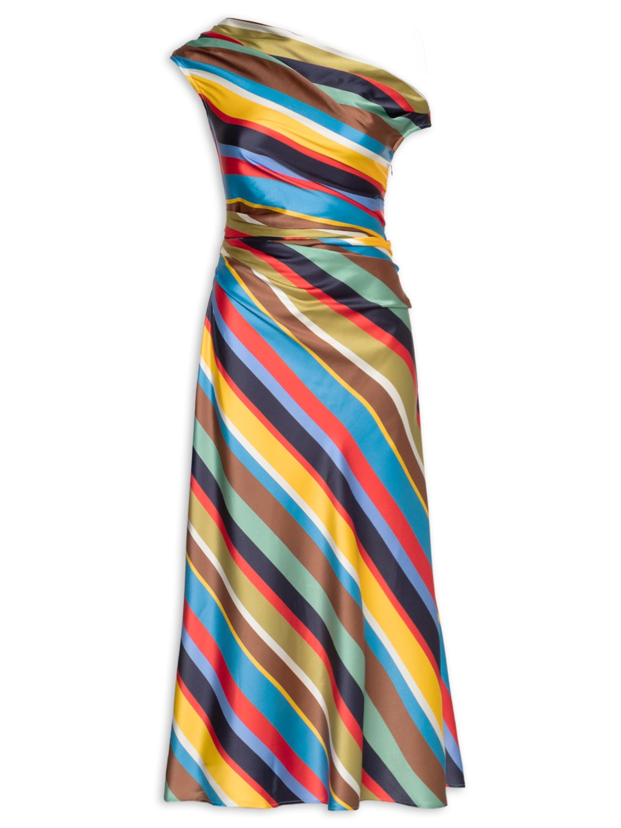 Vestido Phare Seda - Azul