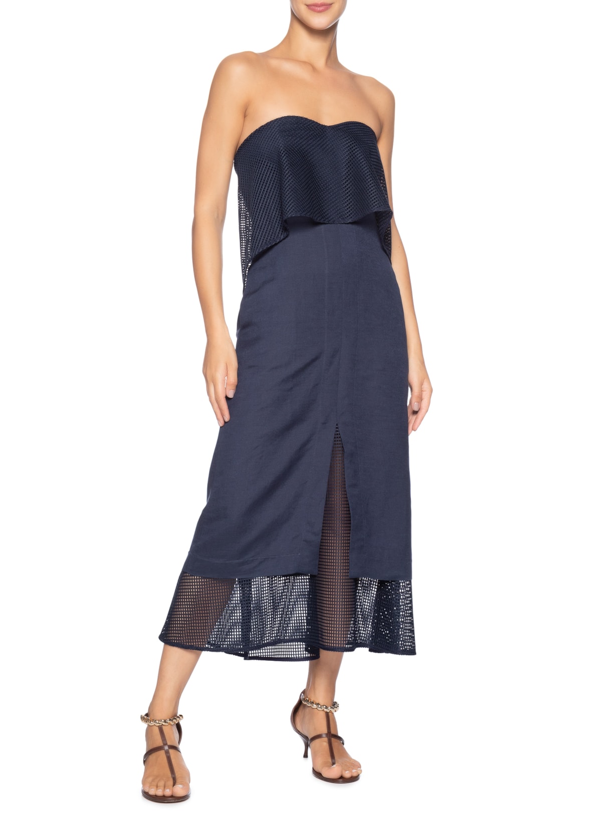 Vestido Pilar Azul Le Lis