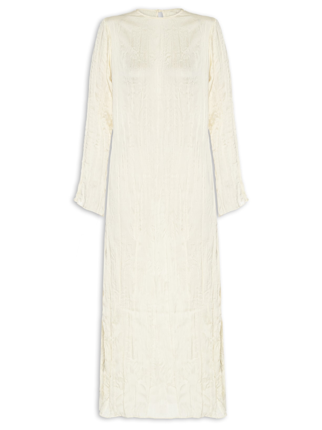 Vestido Pincel Creme Bege Marina Bitu