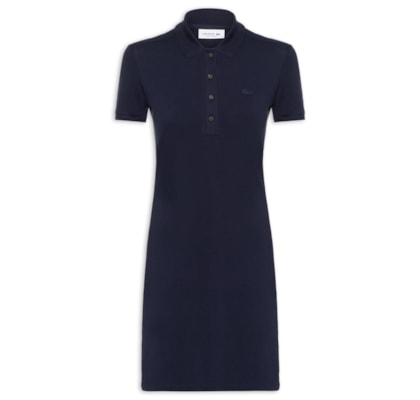 Vestido Piquet - Azul