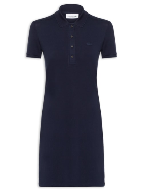 Vestido Piquet - Azul