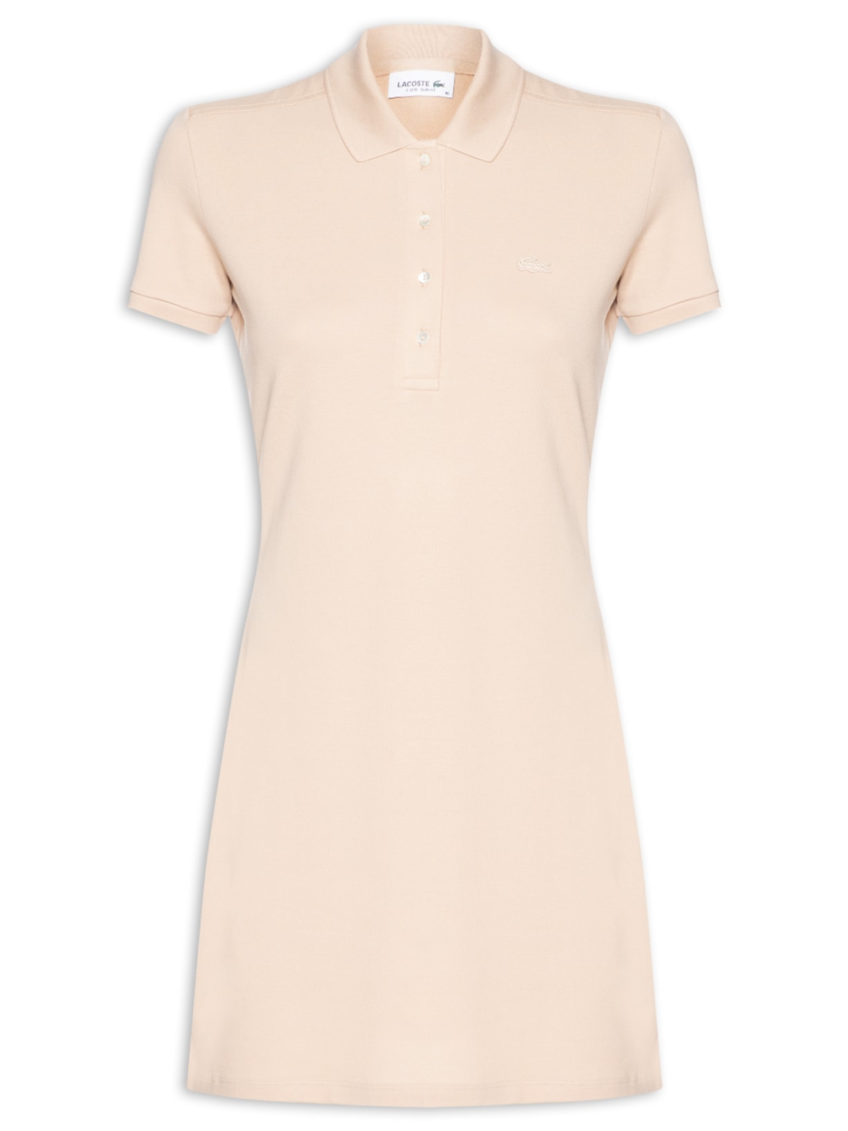 Vestido Piquet - Bege