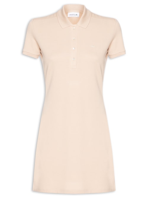 Vestido Piquet - Bege