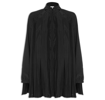 Vestido Pleated Mini Dress - Preto