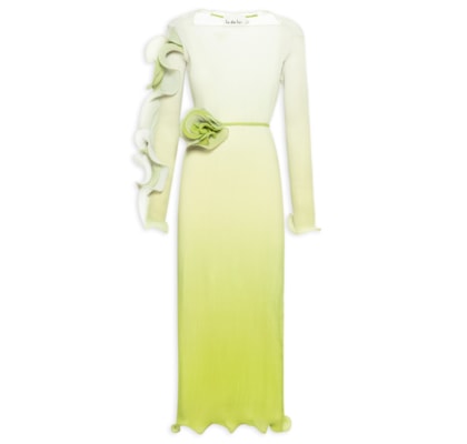 Vestido Plissado Sienna - Verde