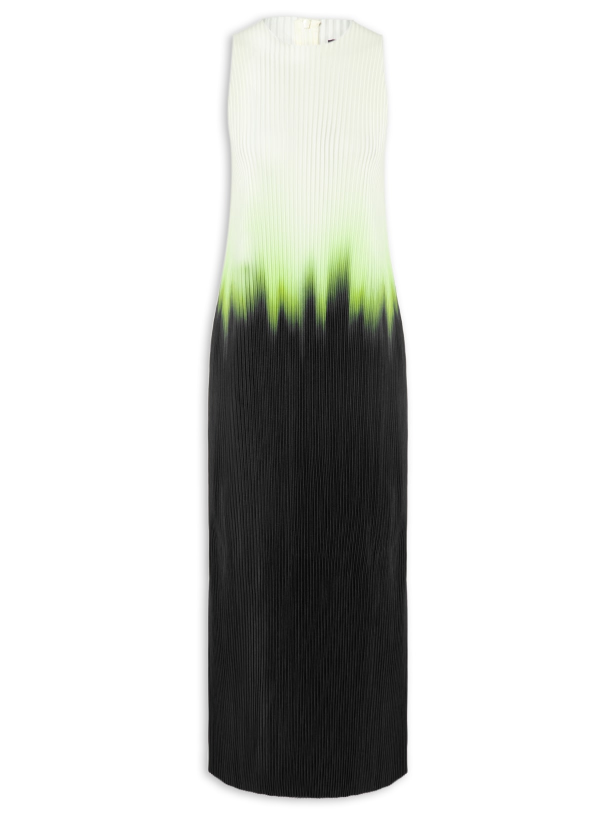 Vestido Plisse Blurred Neon Preto Osklen