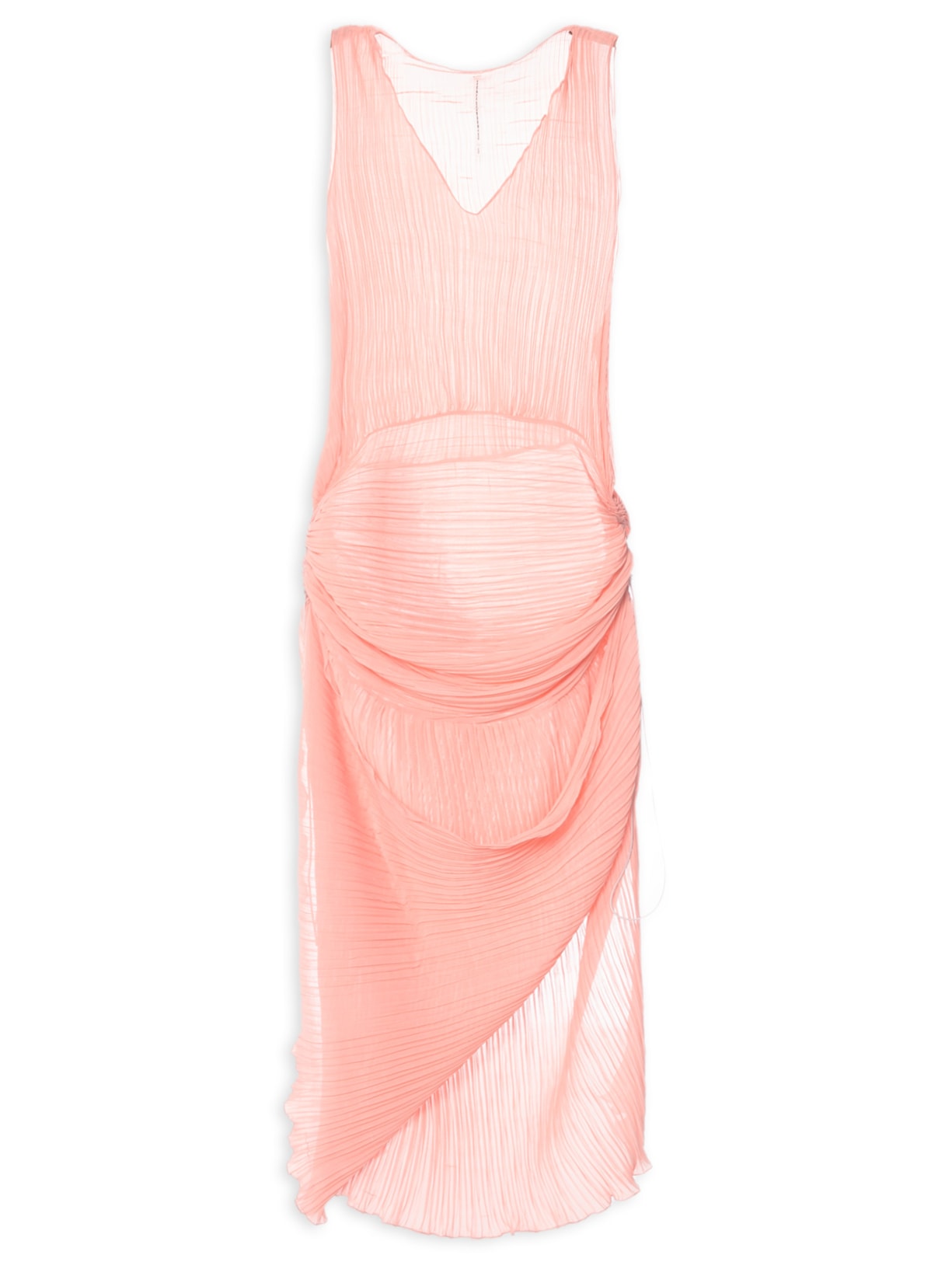 Vestido Plissê - Rosa