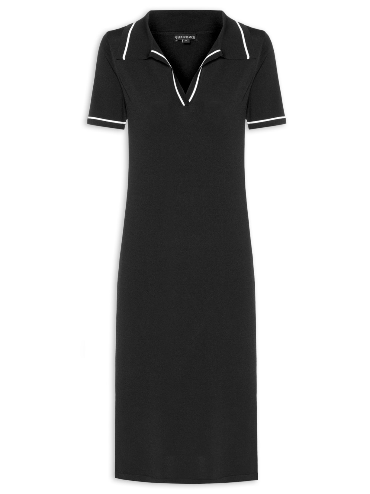 Vestido Polo Paloma - Preto