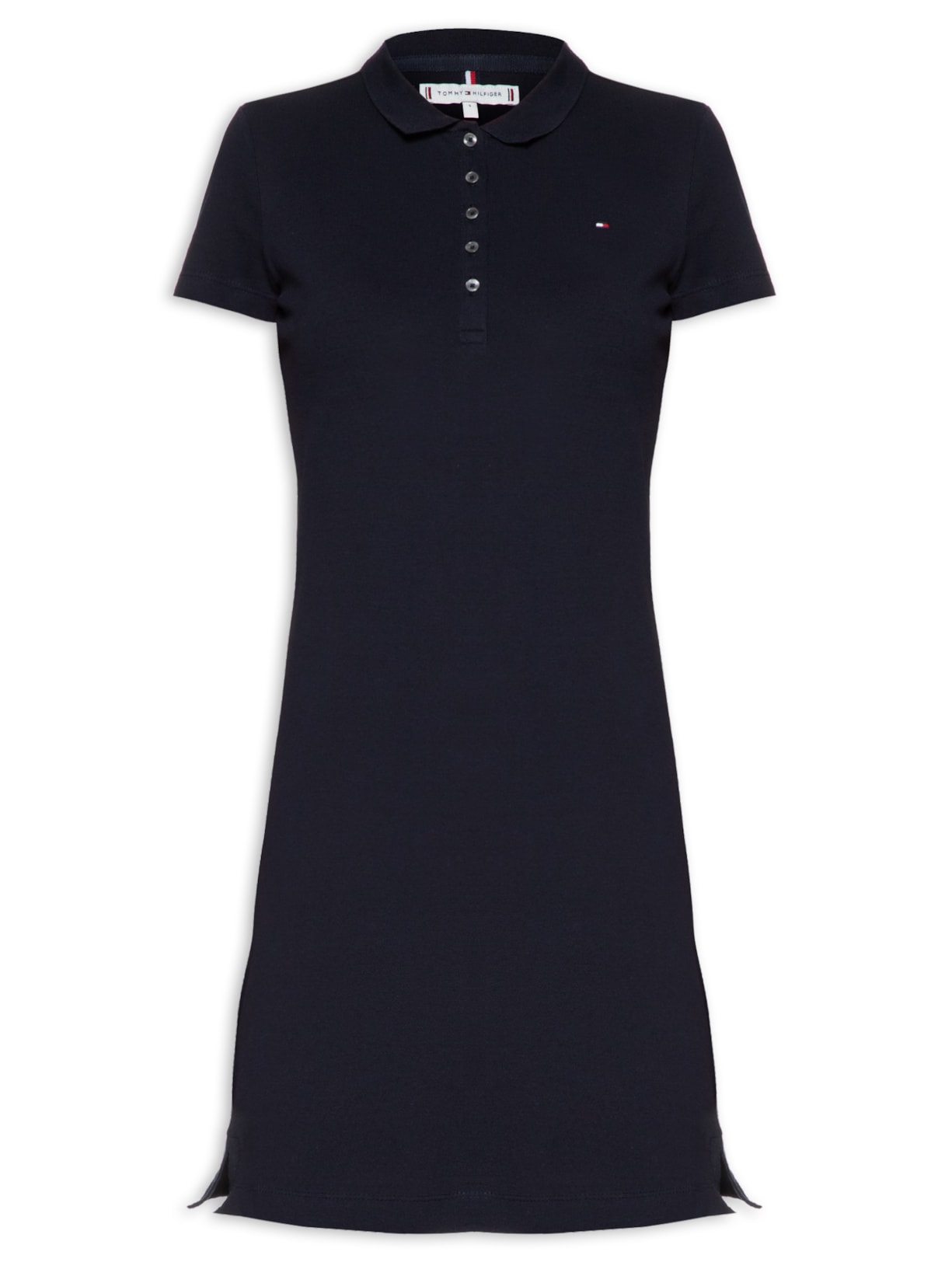 Vestido Polo Regular Slim - Azul