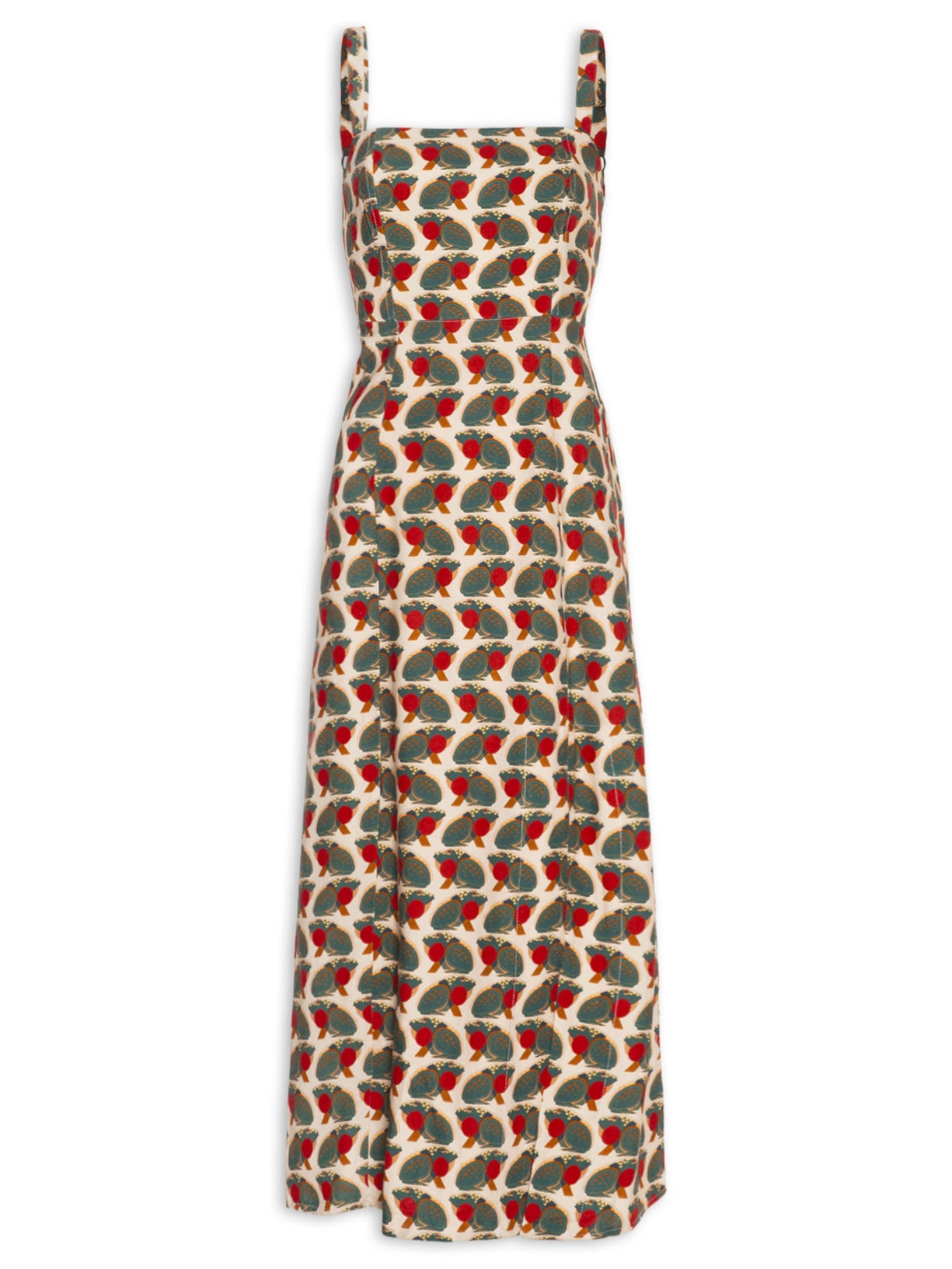 Vestido Pregas Sapoá - Verde