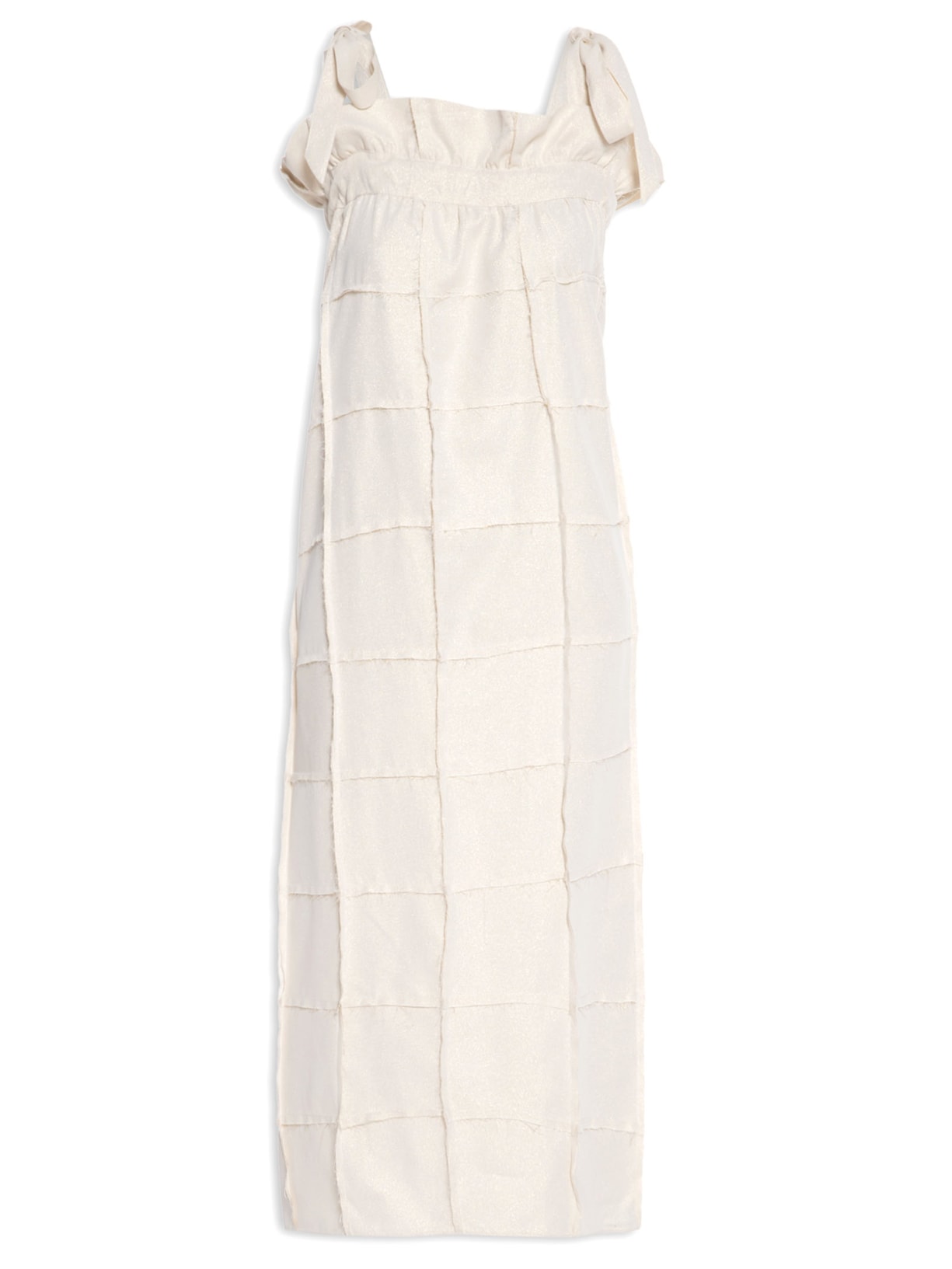 Vestido Quadrados - Bege