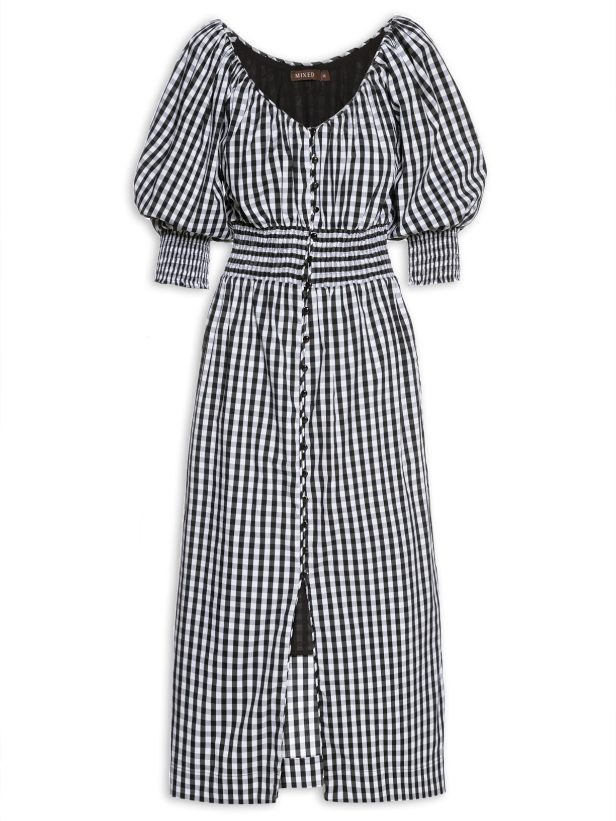 Vestido Quadrato - Preto