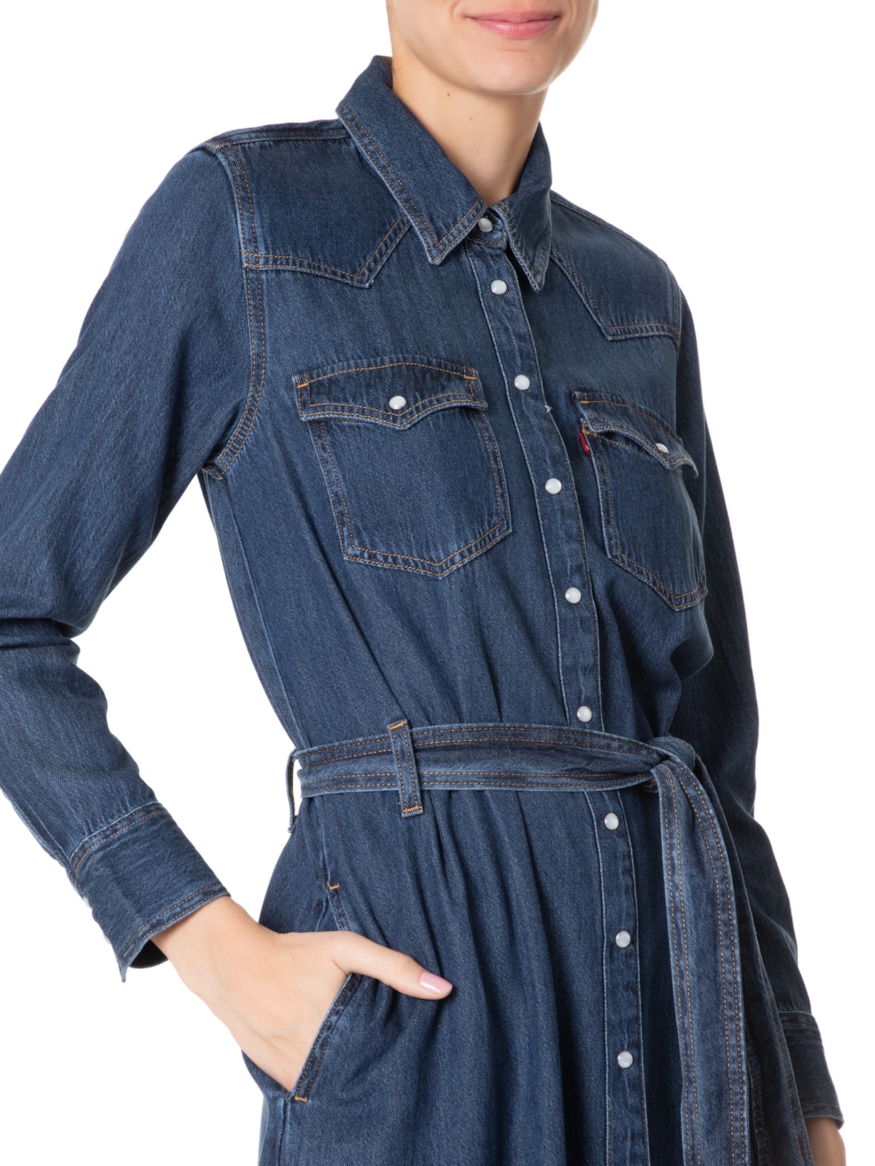 Vestido Quinney Denim Azul Levi's