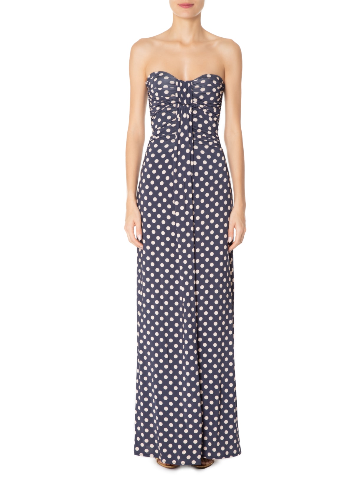 Vestido Rafaela Estampa Poá Azul Iorane