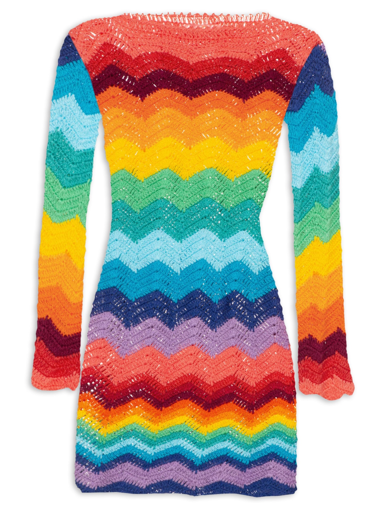 Vestido Rainbow - Vermelho