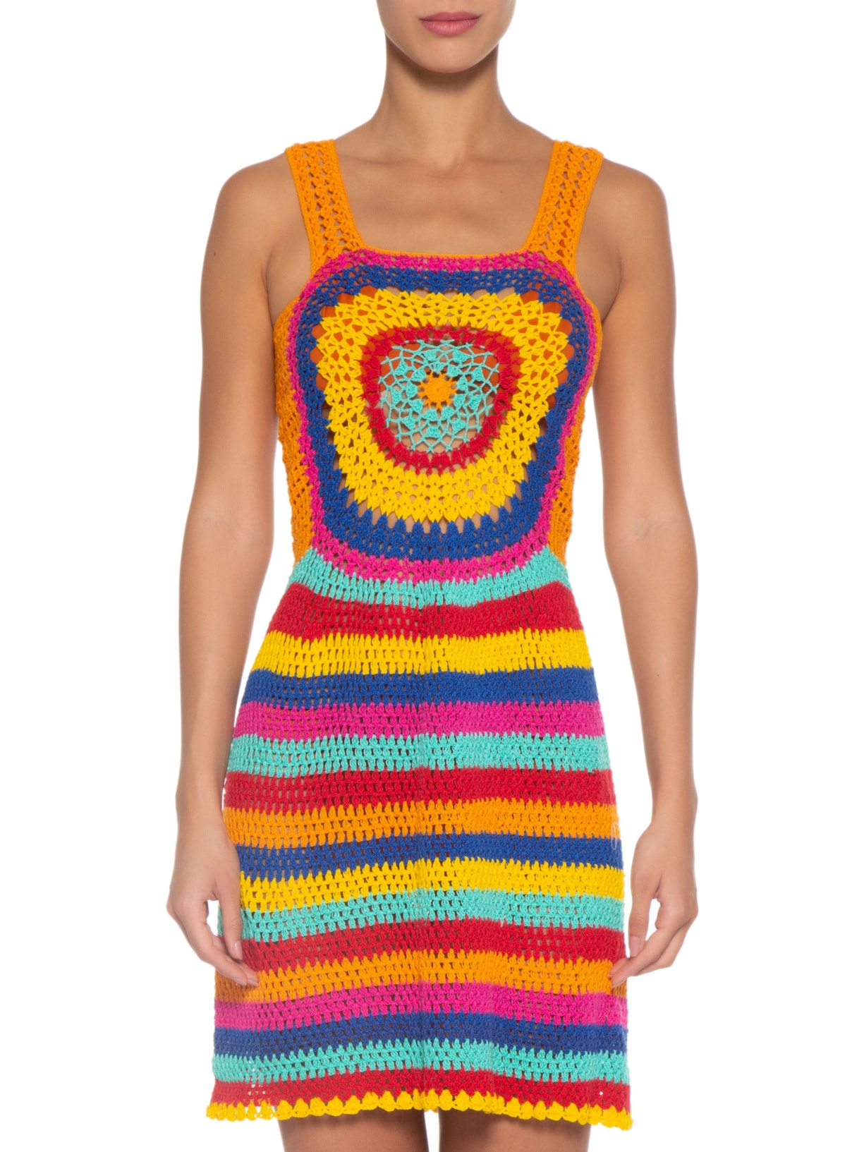 Vestido Rainbowtoo Laranja Alix Brand
