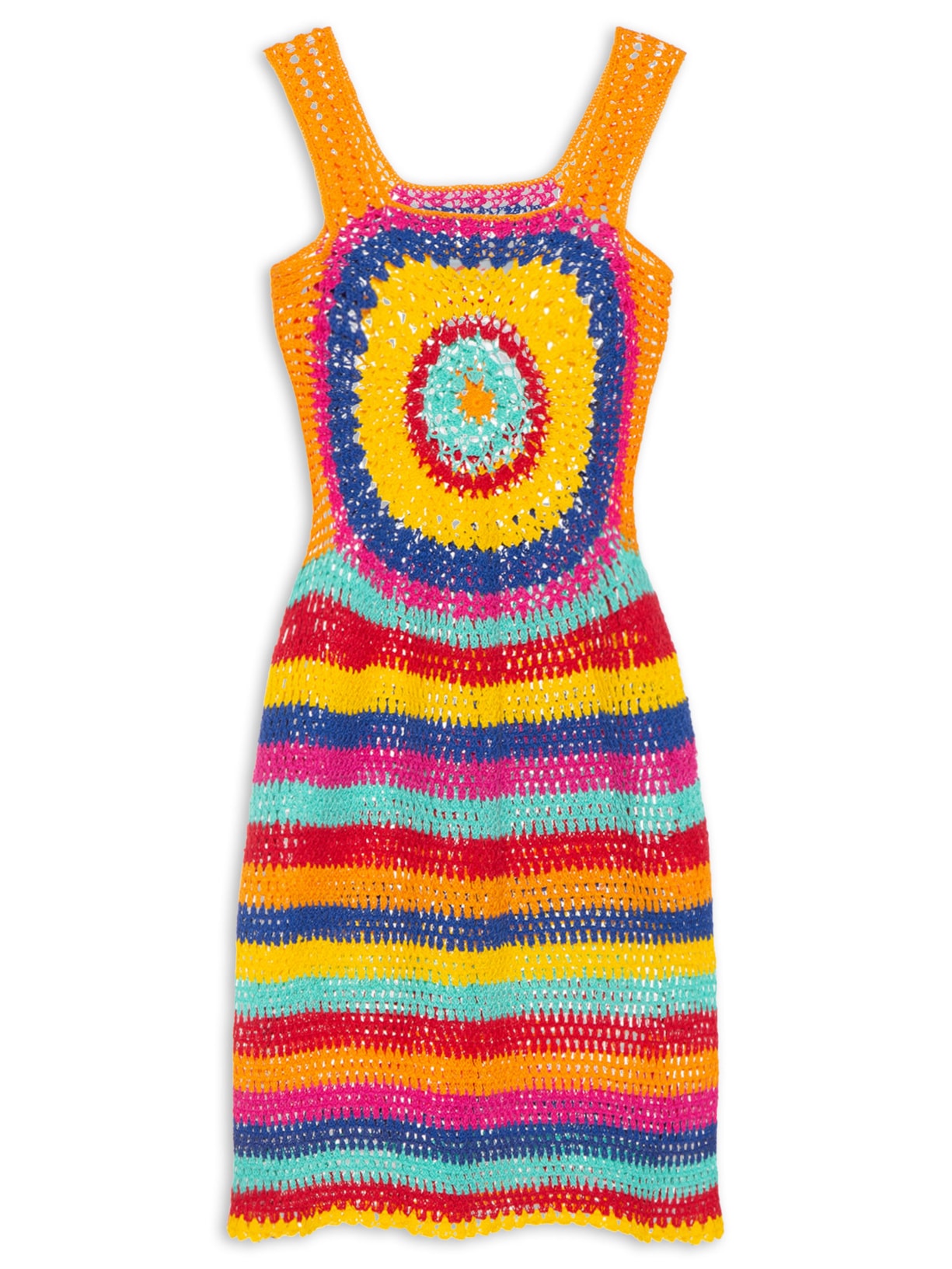 Vestido Rainbowtoo Laranja Alix Brand