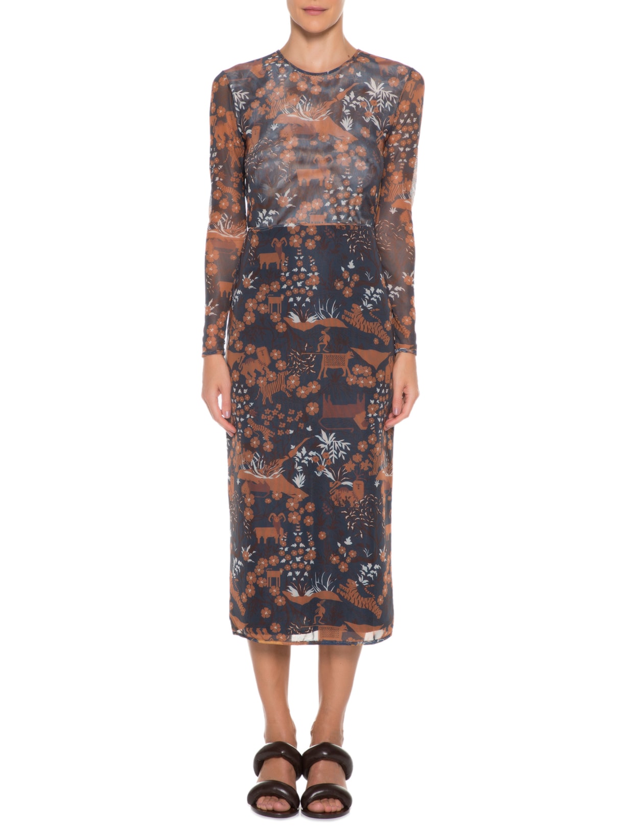 Vestido Ravina Azul Lilly Sarti