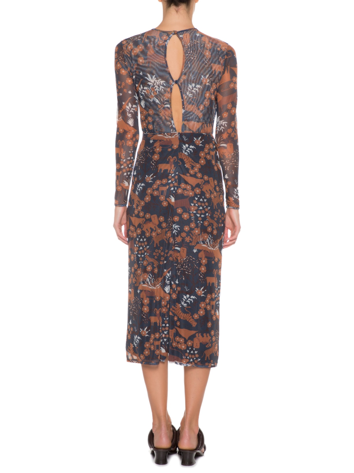 Vestido Ravina Azul Lilly Sarti