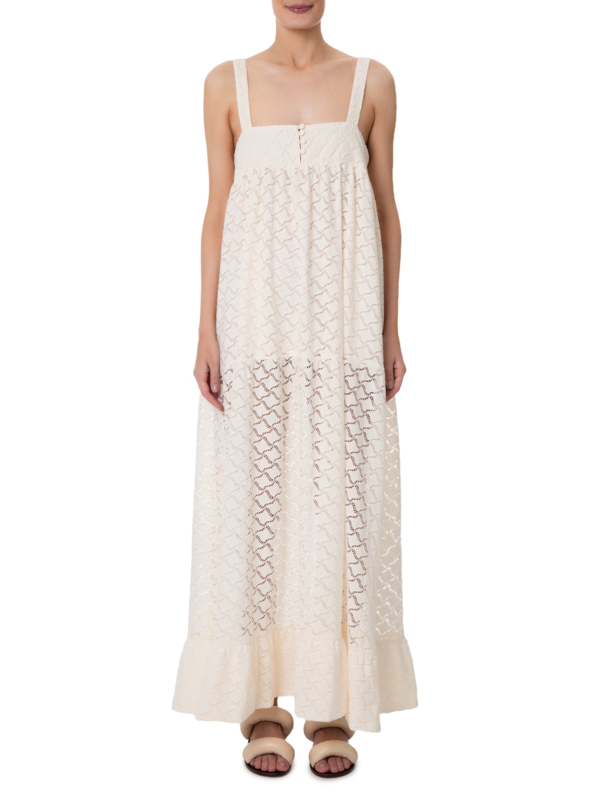 Vestido Recordar Off White A.niemeyer