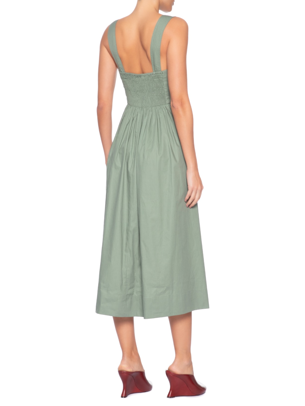 Vestido Recorte Busto Verde Animale