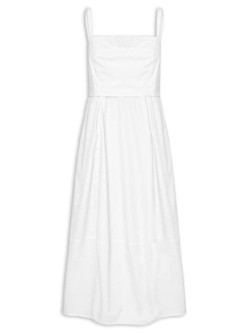 Vestido Recortes - Branco