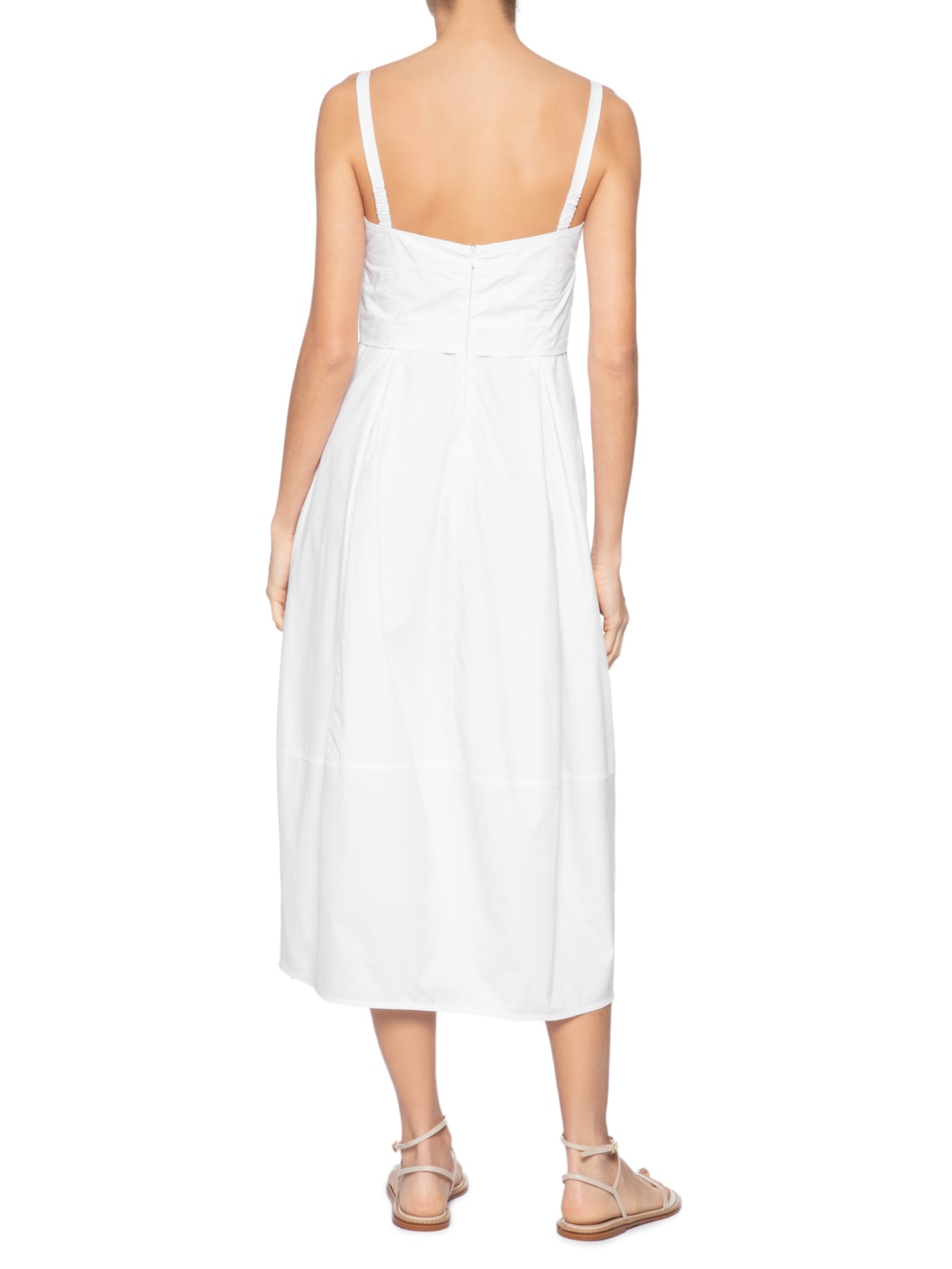 Vestido Recortes Branco Animale