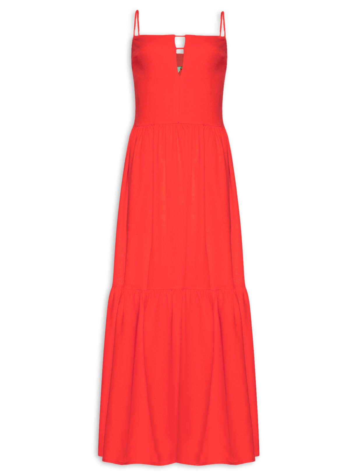 Vestido Recortes - Vermelho