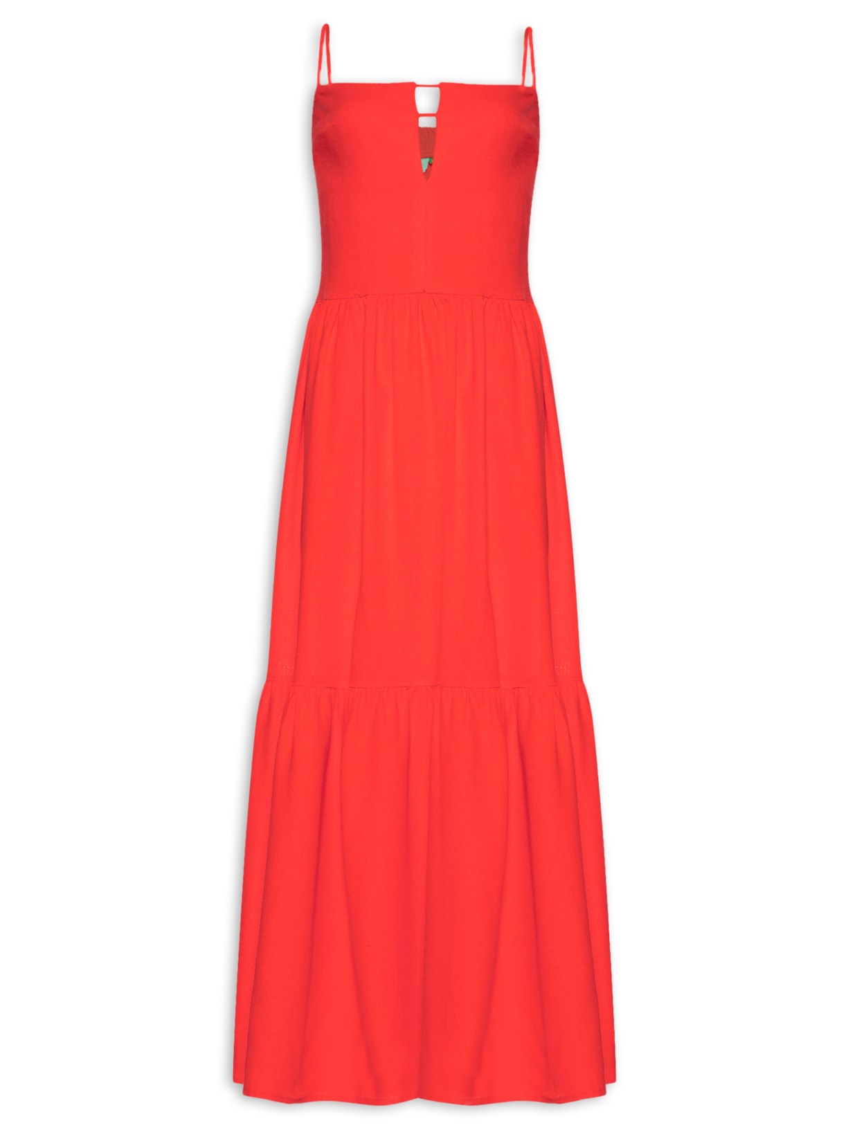 Vestido Recortes - Vermelho