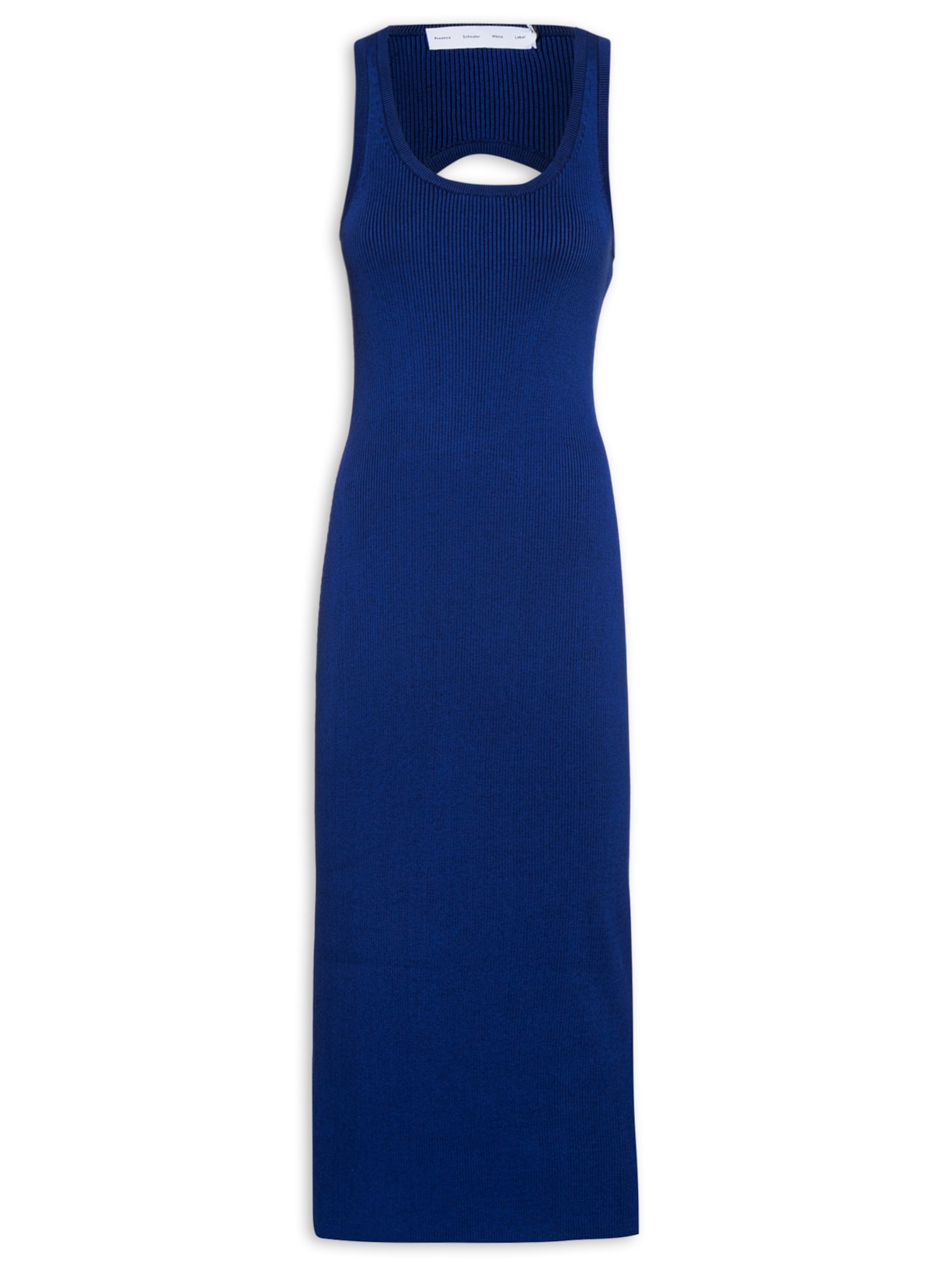 Vestido Reese Plaited Rib Knits - Azul