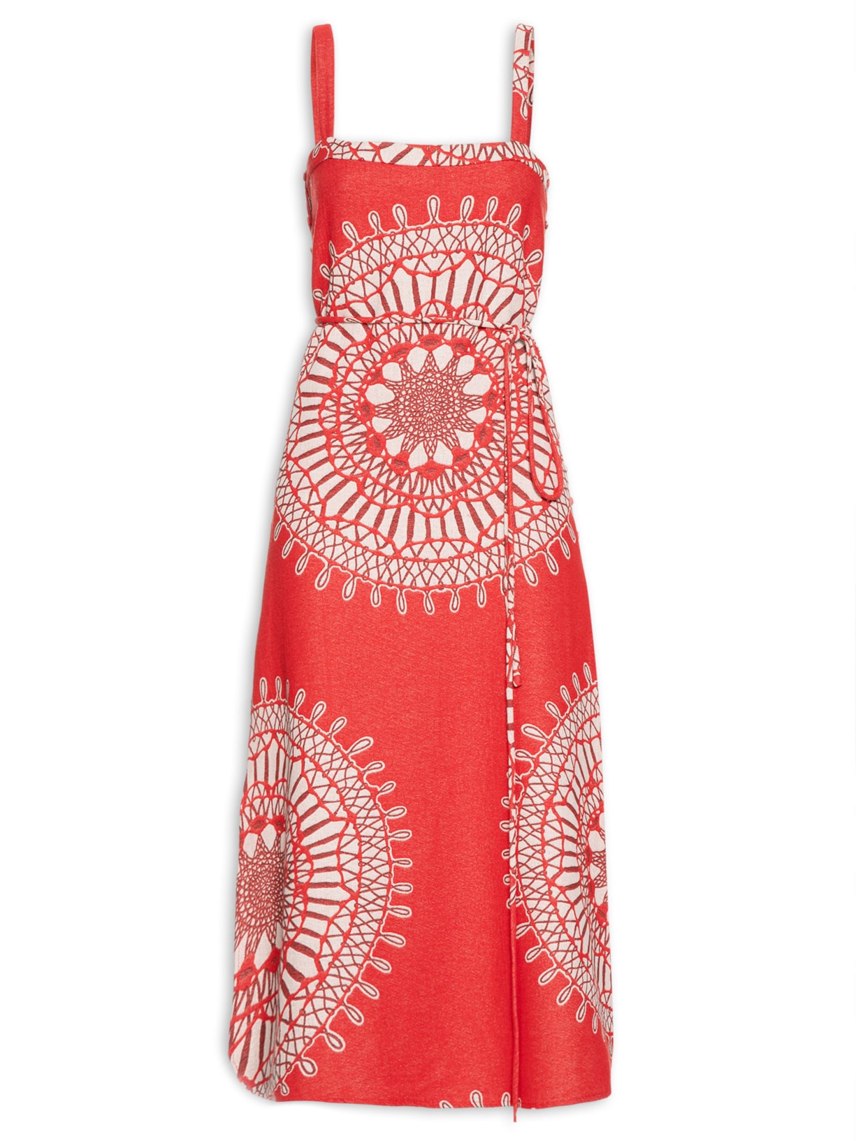 Vestido Reflexo - Vermelho