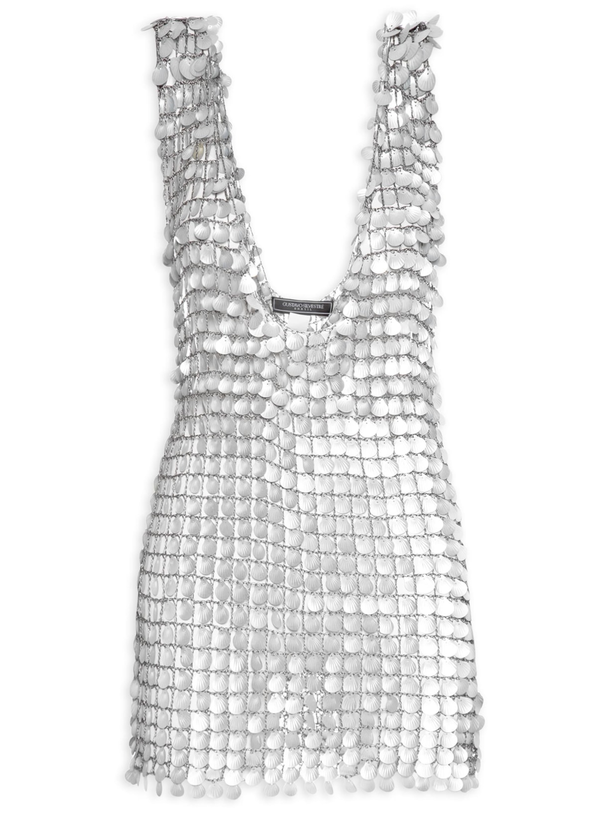 Vestido Regata Curto - Prata