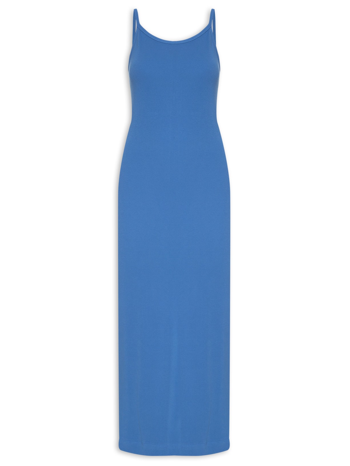 Vestido Regata Decote Costas - Azul