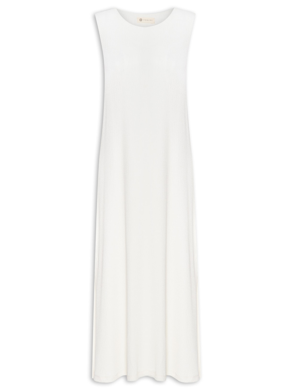 Vestido Regata Off White New Aurea Yogini